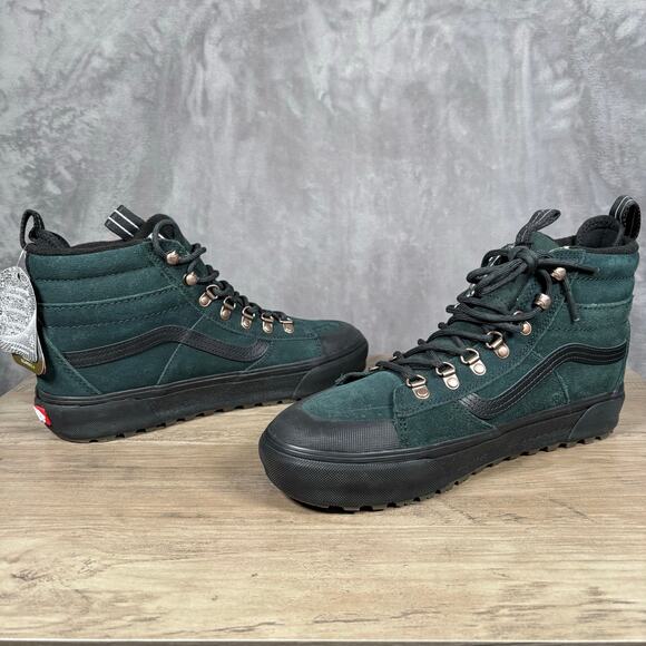 Vans Sk8-Hi MTE All-Weather Boots Waterproof Green Men’s 9 / Women’s 10.5 - Picture 8 of 11